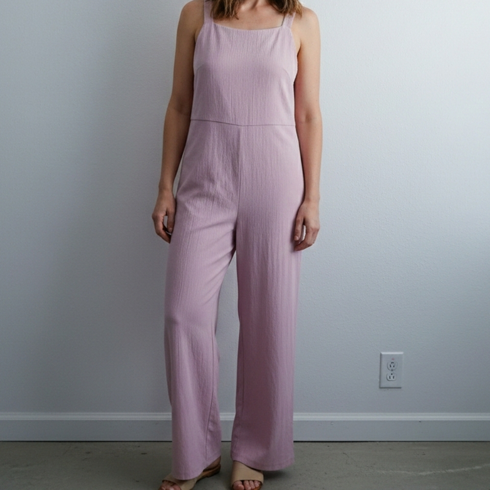 Barbie Pink Bohemian Strappy Jumpsuit